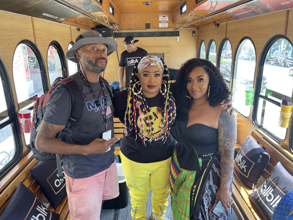 Matt DV with Da Brat in Miami South Beach